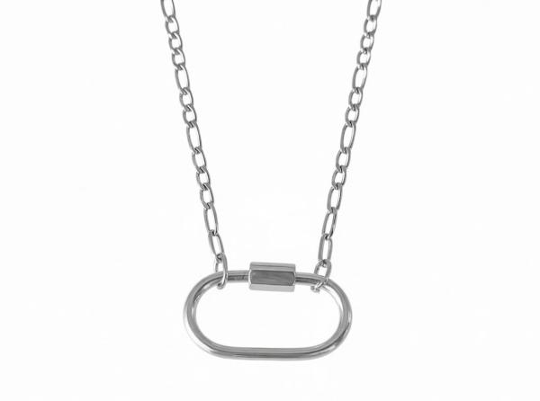 Ruby mit Schnalle groß - silber